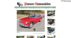 Desktop Screenshot of pioneer-automobiles.co.uk